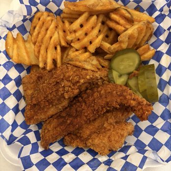 Hangry Joe's Hot Chicken - 4 piece Combo 2 (Tender+Fries+Drink) - New American Near Me - Dallas, Texas Hangry Joe's Hot Chicken - 4 piece Combo 2 (Tender+Fries+Drink) - New American Near Me - Dallas, Texas