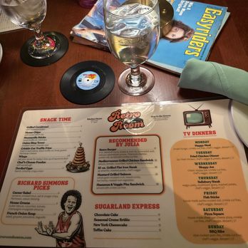 Retro Room - Menu - Cocktail Bars Near Me - Boston, Massachusetts