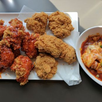bb.q Chicken Allston - Spicy half-and-half and cheese ddukbokki~ - Korean Near Me - Boston, Massachusetts bb.q Chicken Allston - Spicy half-and-half and cheese ddukbokki~ - Korean Near Me - Boston, Massachusetts