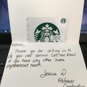 Fitzhauer Construction - Got a surprise in the mail. That's fantastic customer service! - Windows Installation Near Me - Anaheim, California Fitzhauer Construction - Got a surprise in the mail. That's fantastic customer service! - Windows Installation Near Me - Anaheim, California