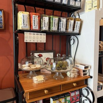 Three Bees Coffee House - Adorable little coffee area to mix in your fixings! Hee - Coffee & Tea Near Me - San Mateo, California