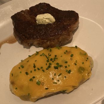 Bricktop's - Ribeye and twice baked potato - Steakhouses Near Me - Greenville, South Carolina Bricktop's - Ribeye and twice baked potato - Steakhouses Near Me - Greenville, South Carolina