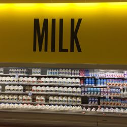 Harveys Supermarket - Milk section - 2017