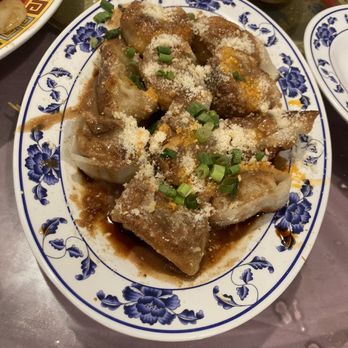 Liu's Shanghai - Fried wontons in peanut and hot sauce. - Shanghainese Near Me - Brooklyn, New York Liu's Shanghai - Fried wontons in peanut and hot sauce. - Shanghainese Near Me - Brooklyn, New York