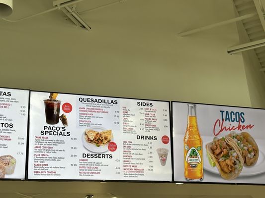 Menu photo 4 Paco’s Taqueria  Indianapolis, IN