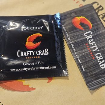 Crafty Crab - Bib &wipe - Seafood Near Me - Dallas, Texas