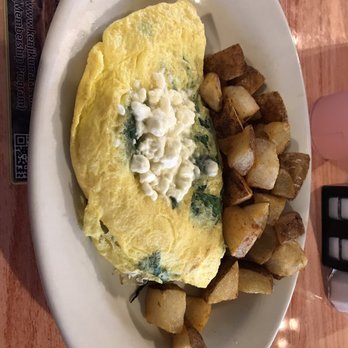 Cafe Jose - Spinach & Feta: I barely finished this amazing omelette, great flavor yet simple. - Breakfast & Brunch Near Me - Sedona, Arizona Cafe Jose - Spinach & Feta: I barely finished this amazing omelette, great flavor yet simple. - Breakfast & Brunch Near Me - Sedona, Arizona