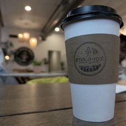 The Maca Root Juice Bar & Eatery - Seasonal Salted Maple Power Coffee
