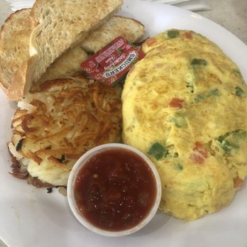 Citrus - Spanish omelette without bacon, hash browns and sourdough toast - American Near Me - Virginia Beach, Virginia