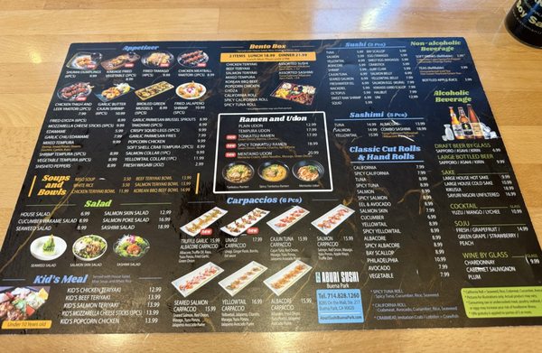 Menu photo 1 Aburi Sushi Buena Park, CA Menu photo 1 Aburi Sushi Buena Park, CA