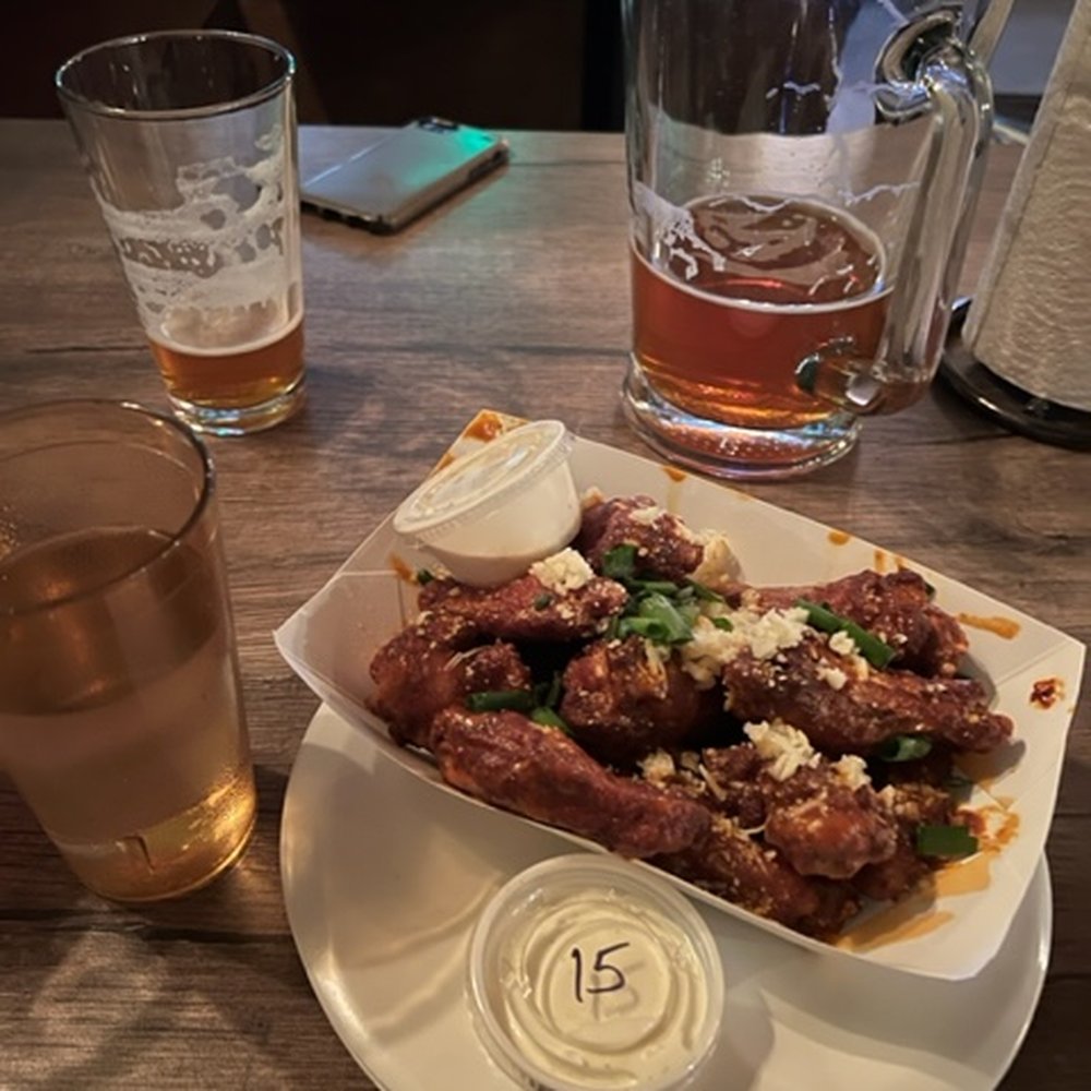 Noble Pie Parlor - Midtown - 1lb of buffalo style bone-in wings - Chicken Wings Near Me - Reno, Nevada Noble Pie Parlor - Midtown - 1lb of buffalo style bone-in wings - Chicken Wings Near Me - Reno, Nevada
