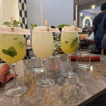 Flora - Passion fruit Mojito and Lychee Spritz - Breakfast & Brunch Near Me - San Diego, California Flora - Passion fruit Mojito and Lychee Spritz - Breakfast & Brunch Near Me - San Diego, California