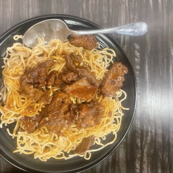 Dragon Wok - Beef and pan fried noodles - Chinese Near Me - Fresno, California