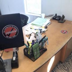 All Approved Autoworks - West Palm Beach - This grenade for their complainers is on their desk.