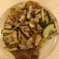 Wilmington House of Pizza - Chicken kabob pita disaster