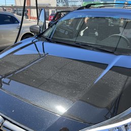 car just as dirty after the car wash as before. car just as dirty after the car wash as before.
