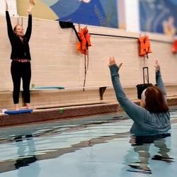 Specialty Aquatic Programs - Aqua Yoga taught by Certified Aqua Yoga Instructor and Aquatic Therapist