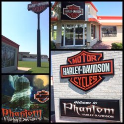 Phantom Harley - TBT 2016 driving to Canada. Stopped here for the poker chip.