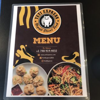 Yeti Express - Menu cover - Himalayan/Nepalese Near Me - Pataskala, Ohio Yeti Express - Menu cover - Himalayan/Nepalese Near Me - Pataskala, Ohio