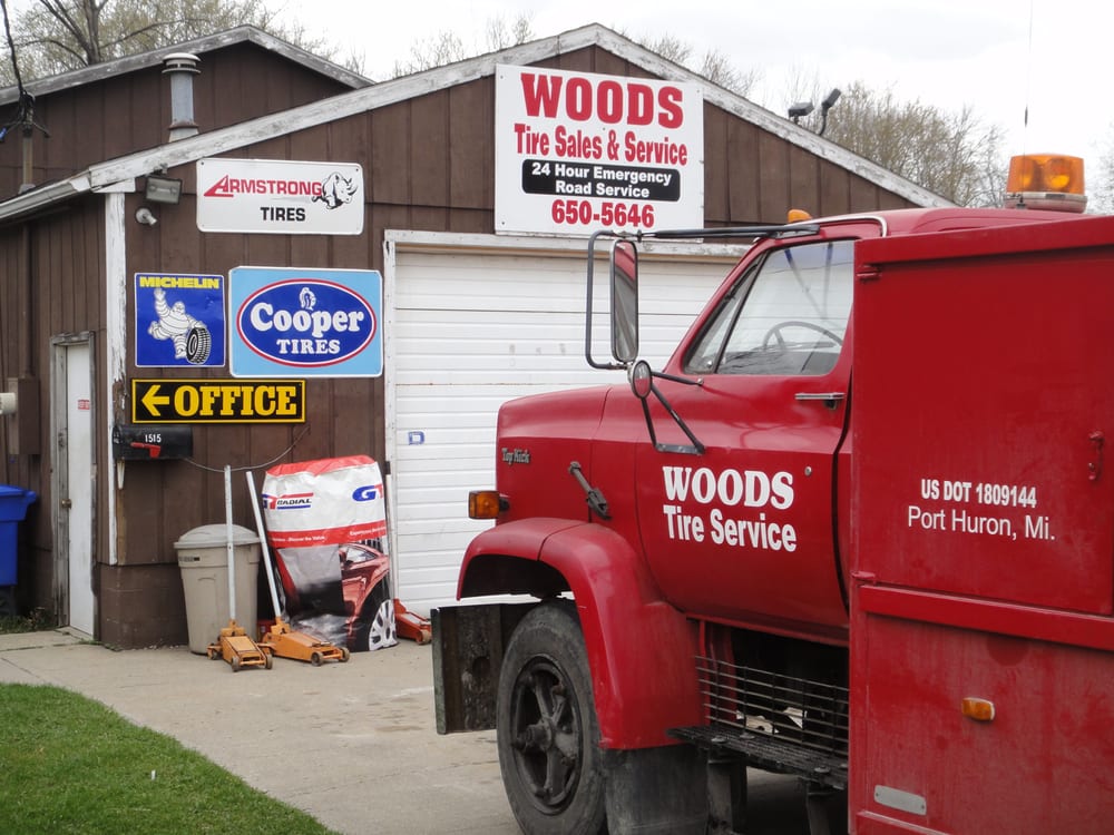 WOODS TIRE SERVICE Updated September 2024 1515 Cedar St, Port Huron