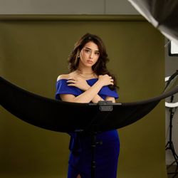 Behind the scenes shoot led by Photographer Jann Moscoso.