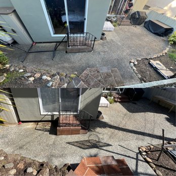 Pressure Washing Cleaning Pros - Before and after - Solar Panel Cleaning Near Me Pressure Washing Cleaning Pros - Before and after - Solar Panel Cleaning Near Me