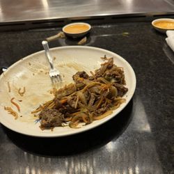 Roppongi Japanese Steak & Sushi - Tastes like opossum road kill they found. The texture was dry and powdery. And the taste was also horrible.