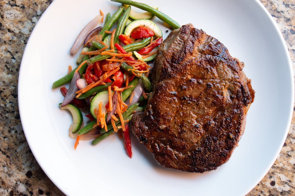 Food from The City Square Steakhouse