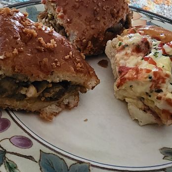 Yoon's Bakery - Curry thing and ham and egg bread. The curry thing was Delicious! 5 stars would buy again. The ham thing was good too! - Bakeries Near Me - Ann Arbor, Michigan