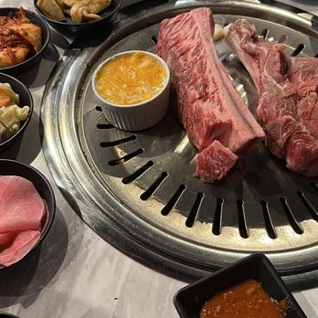 Ribs & Co - Woodae galbi, tomahawk, and corn cheese to start 3 - Korean Near Me - La Mirada, California Ribs & Co - Woodae galbi, tomahawk, and corn cheese to start 3 - Korean Near Me - La Mirada, California
