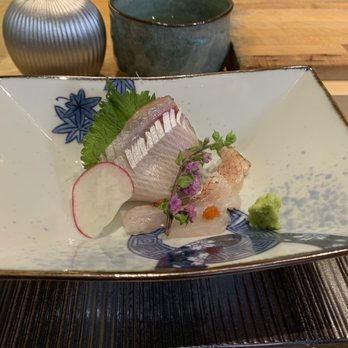 Omakase - Pure art form... sashimi perfection served on virgin platings hand carried back by Chef just yesterday! - Sushi Bars Near Me - San Francisco, California