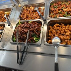 Magic Wok Chinese Food - Steam Table! Kung Pao Chicken, Broccoli Beef, Jalapeño Chicken, Orange Chicken