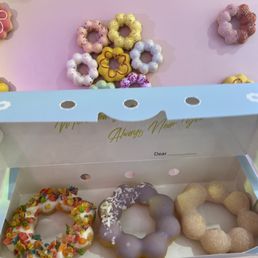 Fruity pebble, UBE, and strawberry churro Fruity pebble, UBE, and strawberry churro
