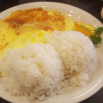 Stacks Pancake House - Kahlua Pork Omelette with white rice. - Breakfast & Brunch Near Me - Dana Point, California Stacks Pancake House - Kahlua Pork Omelette with white rice. - Breakfast & Brunch Near Me - Dana Point, California