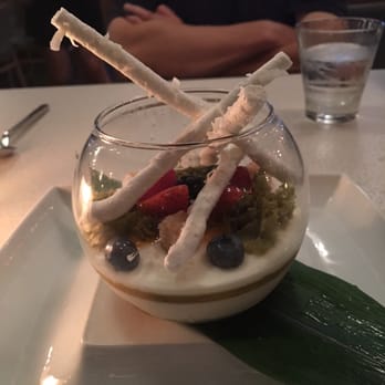 Minami - Pana cotta and passion fruit verienne - Japanese Near Me - Vancouver, British Columbia Minami - Pana cotta and passion fruit verienne - Japanese Near Me - Vancouver, British Columbia