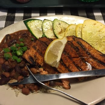 Flying Fish - Salmon Filet Platter:) delish! - Seafood Near Me - Arlington, Texas