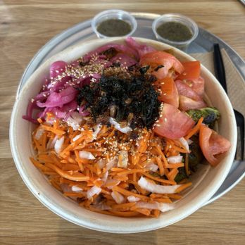 ON + ON Fresh Korean Kitchen - Chicken bowl - Asian Fusion Near Me - Torrance, California ON + ON Fresh Korean Kitchen - Chicken bowl - Asian Fusion Near Me - Torrance, California