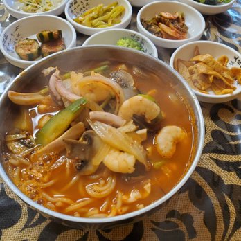 Tiny Town Carry Out - Spicy seafood noodles - Korean Near Me - Clarksville, Tennessee