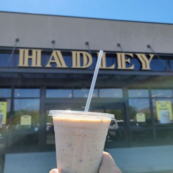 Hadley Fruit Orchards - Iconic date shake (small $4.50) - Fruits & Veggies Near Me - Cabazon, California Hadley Fruit Orchards - Iconic date shake (small $4.50) - Fruits & Veggies Near Me - Cabazon, California
