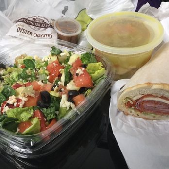 Capers Catering & Delicatessen - Italian Salad, Godfather Sandwich and Chicken vegetable soup. - Delis Near Me - Westbury, New York Capers Catering & Delicatessen - Italian Salad, Godfather Sandwich and Chicken vegetable soup. - Delis Near Me - Westbury, New York