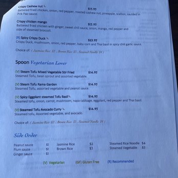Little Spoon Thai Kitchen  - Menu - Thai Near Me - Needham, Massachusetts