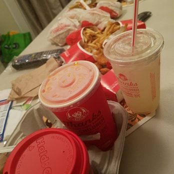 Wendy's - a table of food and drinks - Fast Food Near Me - East Rockaway, New York Wendy's - a table of food and drinks - Fast Food Near Me - East Rockaway, New York