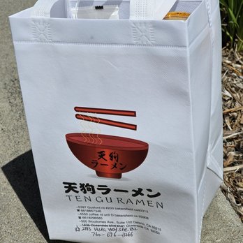 Ten Gu Ramen - To Go bag - Ramen Near Me - Oceanside, California