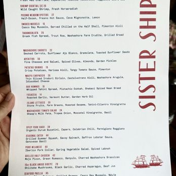 Sister Ship - 7.24.26 menu - Cocktail Bars Near Me - Nantucket, Massachusetts Sister Ship - 7.24.26 menu - Cocktail Bars Near Me - Nantucket, Massachusetts