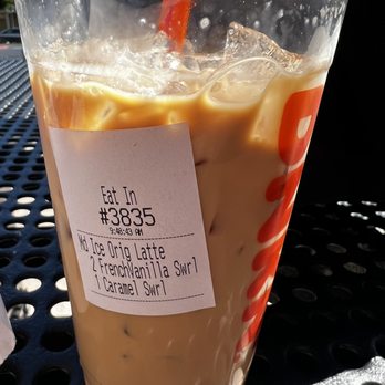 Dunkin' - French vanilla caramel swirl latte - Donuts Near Me - Pittsburg, California Dunkin' - French vanilla caramel swirl latte - Donuts Near Me - Pittsburg, California