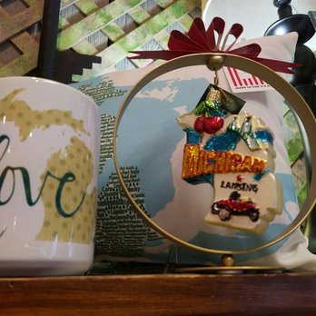 Plain & Fancy Gift Shop - This would be a perfect gift for anyone. Coffee cup is $15 and Michigan ornament is $17. - Gift Shops Near Me - Rochester, Michigan Plain & Fancy Gift Shop - This would be a perfect gift for anyone. Coffee cup is $15 and Michigan ornament is $17. - Gift Shops Near Me - Rochester, Michigan