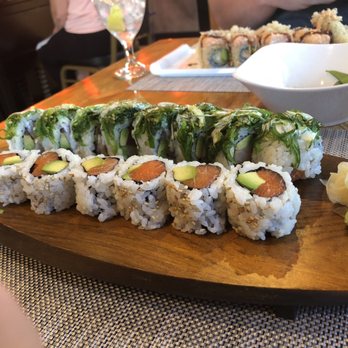 Eagle Sushi And Steakhouse - Salmon Avocado and black bear roll - Sushi Bars Near Me - Windham, Maine