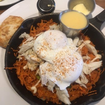 Hash Kitchen - Lump crab and sweet potato hash - Breakfast & Brunch Near Me - Scottsdale, Arizona Hash Kitchen - Lump crab and sweet potato hash - Breakfast & Brunch Near Me - Scottsdale, Arizona