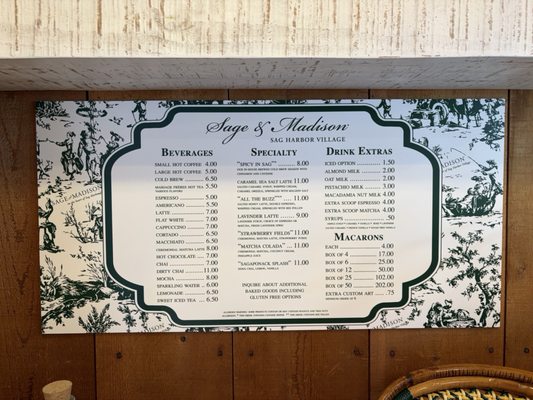 Menu photo 1 Sage And Madison Sag Harbor, NY Menu photo 1 Sage And Madison Sag Harbor, NY