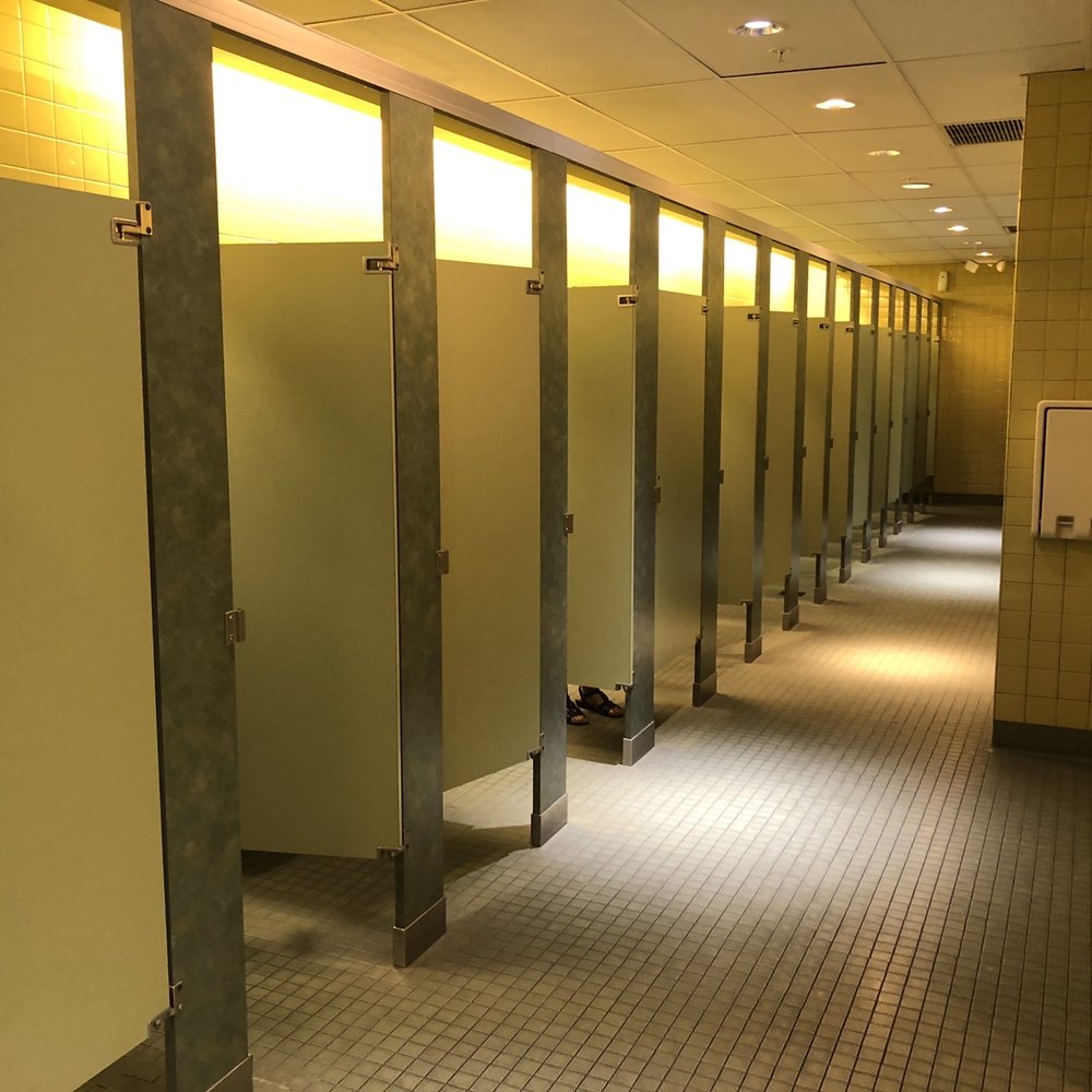 AMC Avenue 16 - Women's bathroom stalls - Cinema Near Me - Melbourne, Florida AMC Avenue 16 - Women's bathroom stalls - Cinema Near Me - Melbourne, Florida